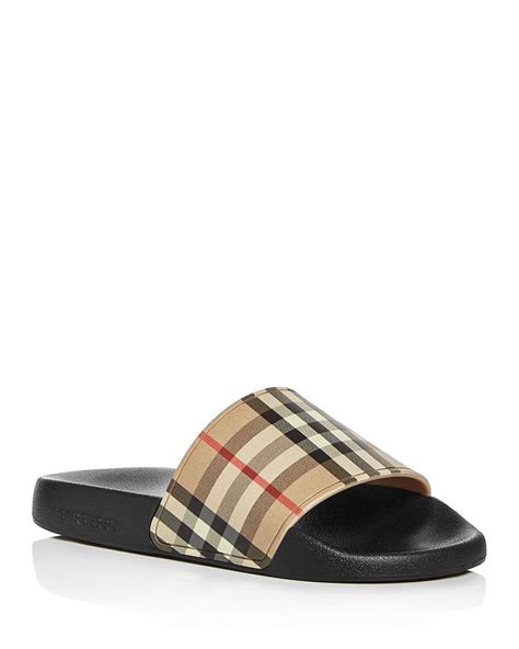 burberry badelatschen|burberry slides for women.